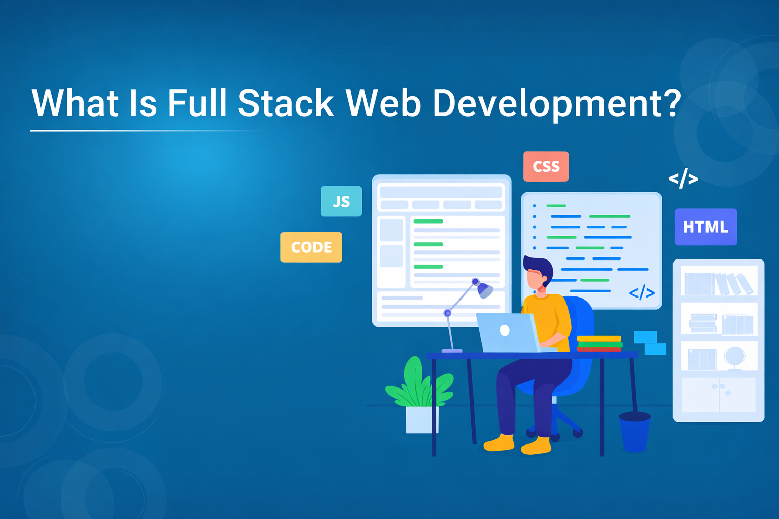Custom full stack development with database and API integration